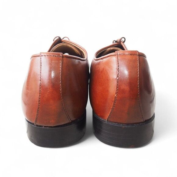 Stacy Adams Dickinson Cap Toe Leather Oxfords "Brown" 23414 Men's 14M - Picture 5 of 11